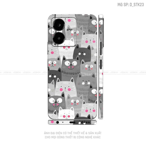 Dán Skin Vivo Y Series Hình Sticker | D_STK23