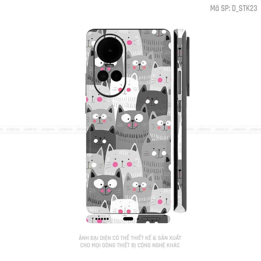 Dán Skin Điện Thoại OPPO Reno Series Hình Sticker | D_STK23