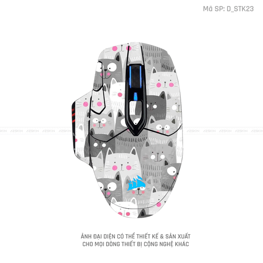 Skin Dán Chuột Corsair Hình Sticker | D_STK23