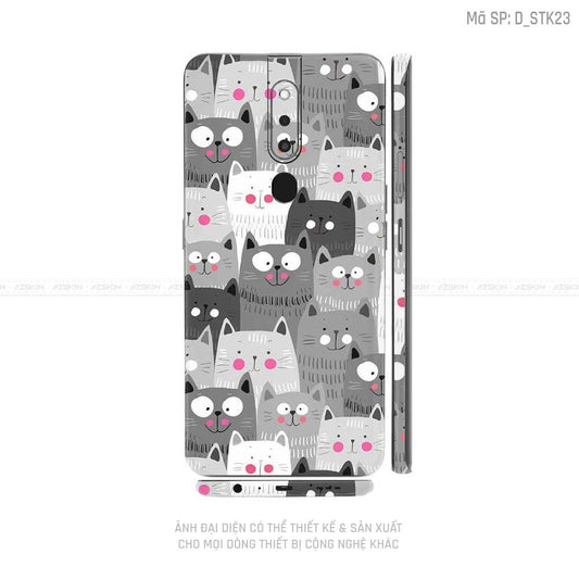 Miếng Dán Skin Điện Thoại OPPO F Series Hình Sticker | D_STK23