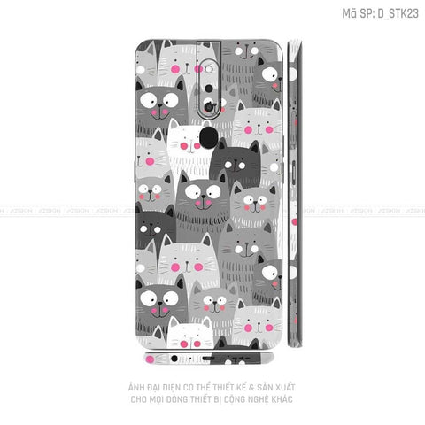 Miếng Dán Skin Điện Thoại OPPO F Series Hình Sticker | D_STK23