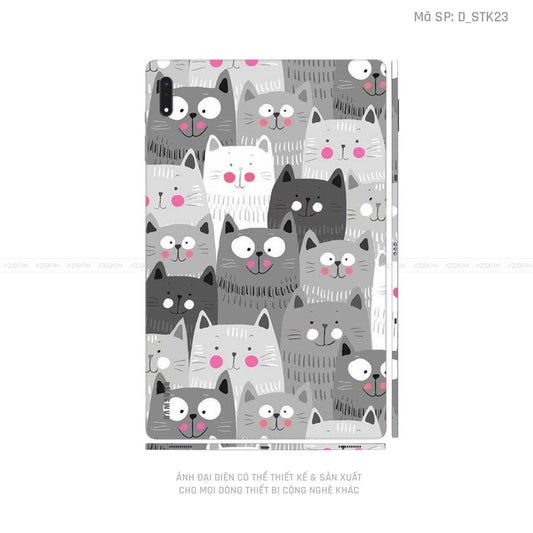 Dán Skin Galaxy Tab S8 Series Hình Sticker | D_STK23