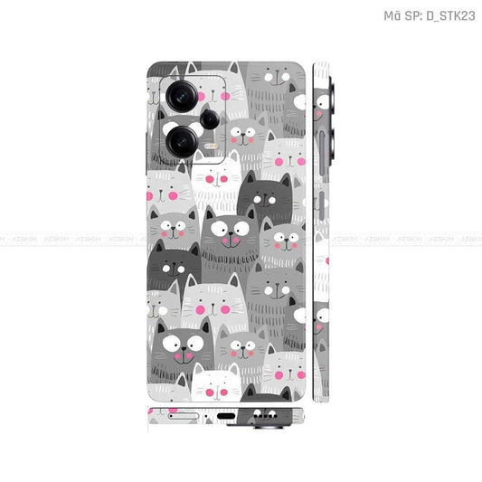 Dán Skin Xiaomi Redmi Note 12 Series Hình Sticker | D_STK23