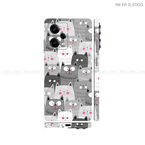 Dán Skin Xiaomi Redmi Note 12 Series Hình Sticker | D_STK23