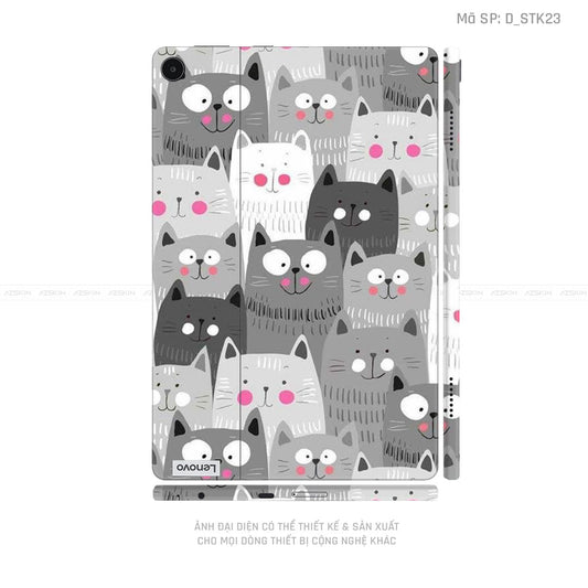 Dán Skin Máy Tính Bảng Lenovo Pad Series Hình Sticker | D_STK23