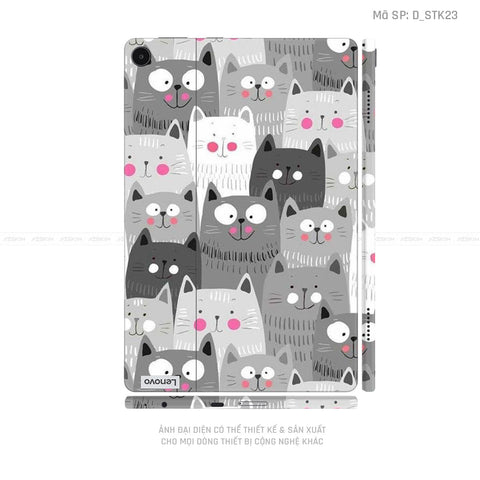 Dán Skin Máy Tính Bảng Lenovo Pad Series Hình Sticker | D_STK23