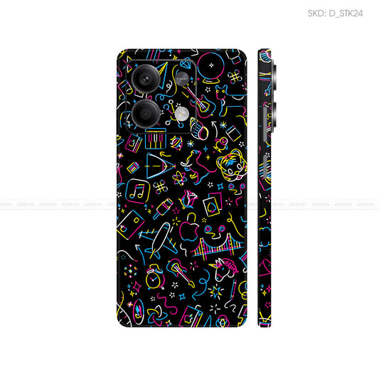 Dán Skin Điện Thoại Xiaomi Redmi 13 Series Hình Sticker | D_STK24