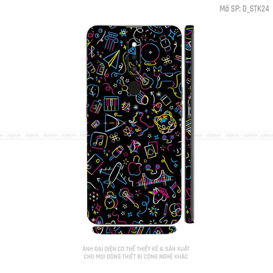 Miếng Dán Skin Điện Thoại OPPO F Series Hình Sticker | D_STK24
