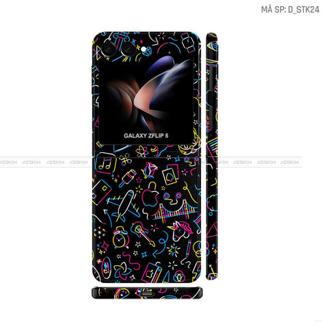 Dán Skin Galaxy Z Flip5 Hình Sticker | D_STK24