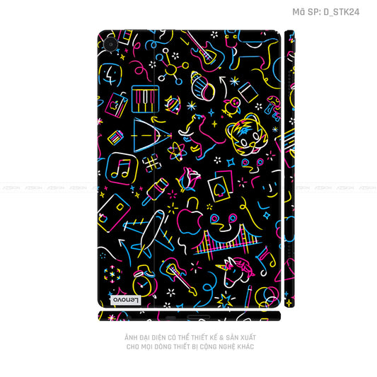 Dán Skin Máy Tính Bảng Lenovo Pad Series Hình Sticker | D_STK24