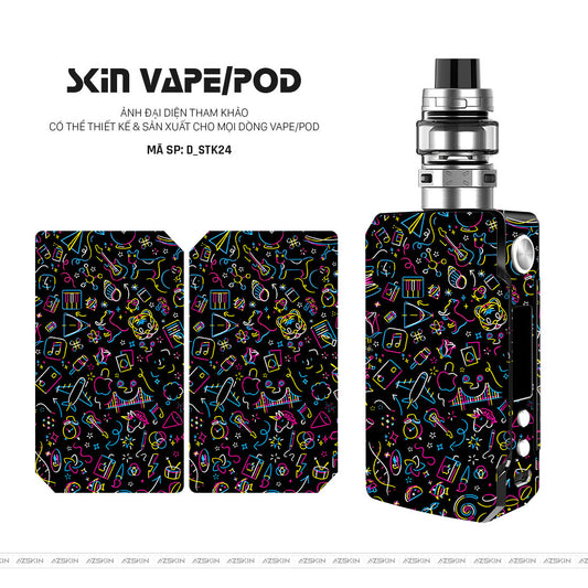 Dán Skin Vape Hình Sticker | D_STK24