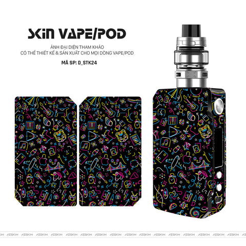 Dán Skin Vape Hình Sticker | D_STK24