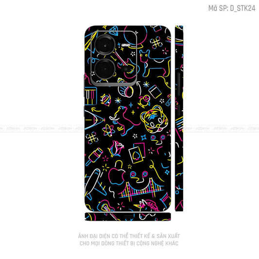 Dán Skin Vivo V Series Hình Sticker | D_STK24
