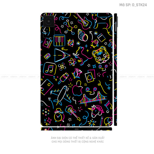Dán Skin Máy Tính Bảng Xiaomi Mipad Hình Sticker | D_STK24