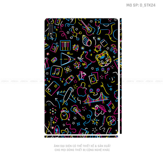 Dán Skin Galaxy Tab S7 Series Hình Sticker | D_STK24