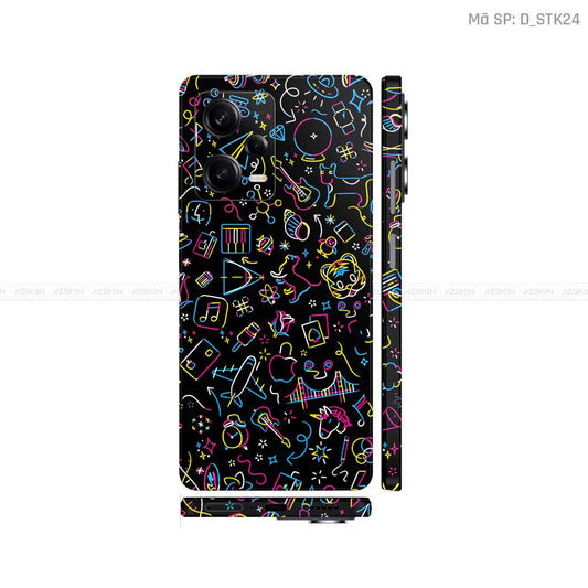 Dán Skin Xiaomi Redmi Note 12 Series Hình Sticker | D_STK24