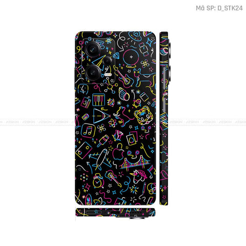 Dán Skin Xiaomi Redmi Note 12 Series Hình Sticker | D_STK24