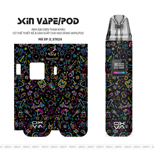 Dán Skin Pod Hình Nghệ Sticker | D_STK24