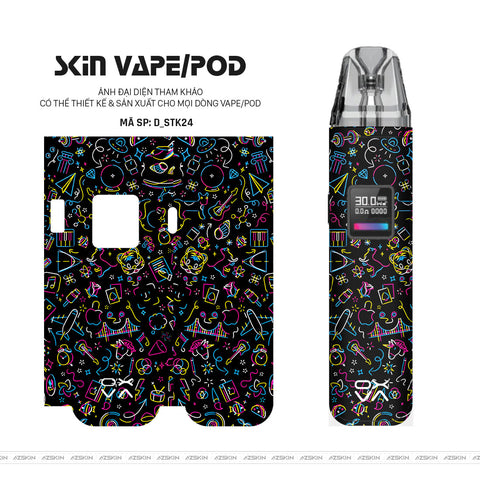 Dán Skin Pod Hình Nghệ Sticker | D_STK24