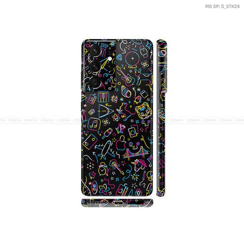 Dán Skin Galaxy S21 Series Hình Sticker | D_STK24