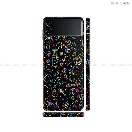 Dán Skin Galaxy Zflip3 Hình Sticker | D_STK24
