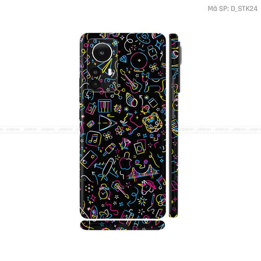 Dán Skin Xiaomi 12 Series Hình Sticker | D_STK24