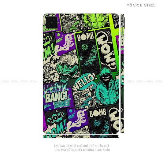 Dán Skin Máy Tính Bảng Xiaomi Mipad Hình Sticker | D_STK25