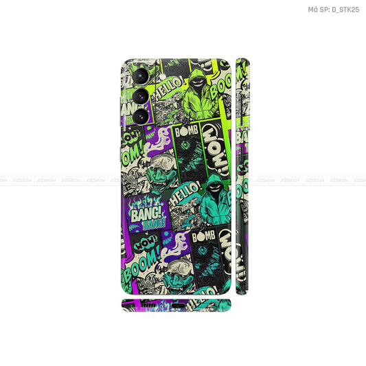 Dán Skin Galaxy S21 Series Hình Sticker | D_STK26