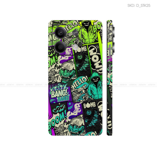 Dán Skin Điện Thoại Xiaomi Redmi 13 Series Hình Sticker | D_STK25