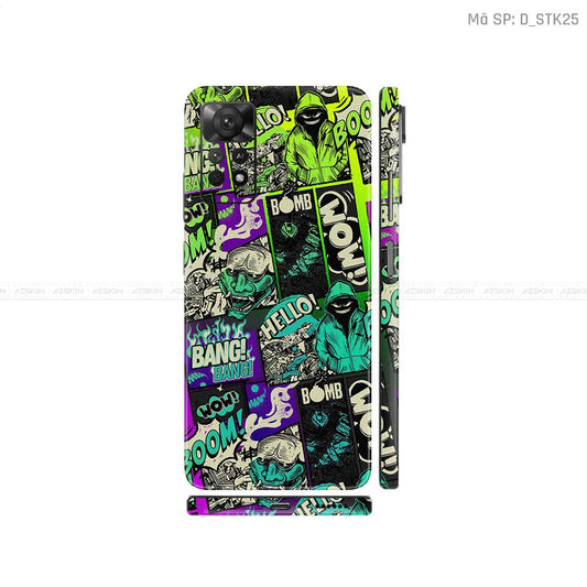 Dán Skin Xiaomi Redmi Note 11 Series Hình Sticker | D_STK25