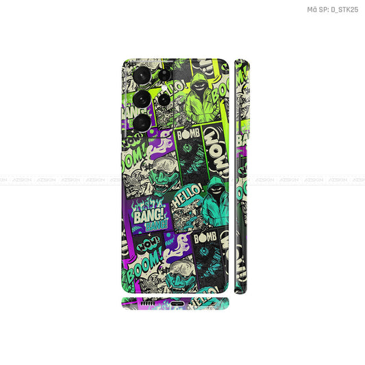 Dán Skin Galaxy S21 Series Hình Sticker | D_STK26
