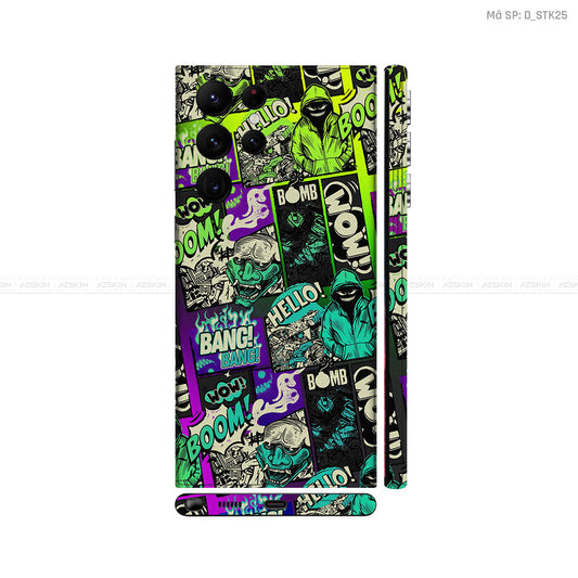 Dán Skin Galaxy S22 Series Hình Sticker | D_STK25
