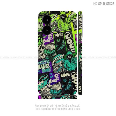 Dán Skin Vivo Y Series Hình Sticker | D_STK25