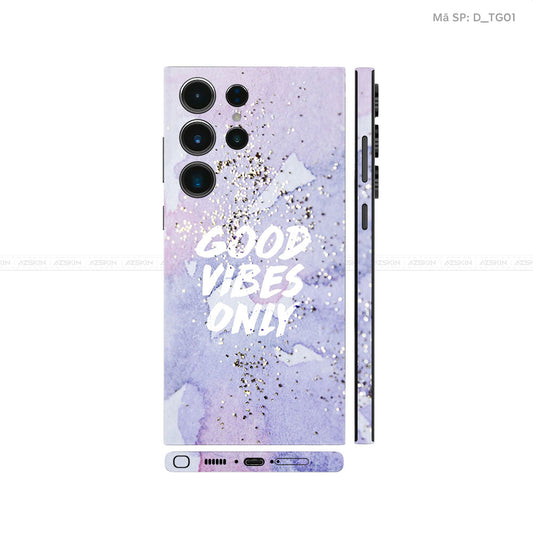 Dán Skin Samsung Galaxy S24 Series Chủ Đề Typography| D_TG01