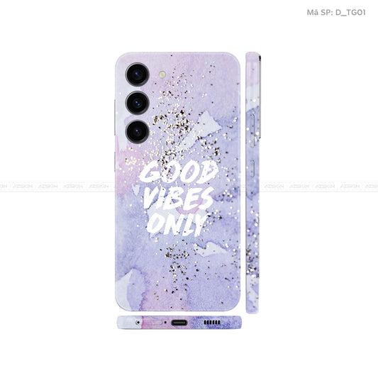 Dán Skin Samsung Galaxy S24 Series Chủ Đề Typography| D_TG01