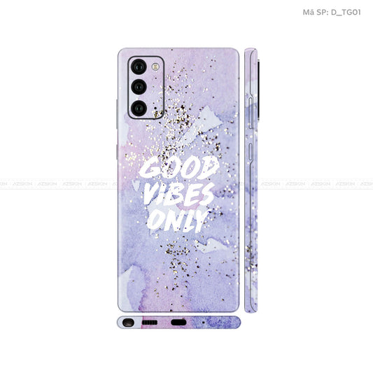 Dán Skin Galaxy Note 20 Series Hình Typography | D_TG01