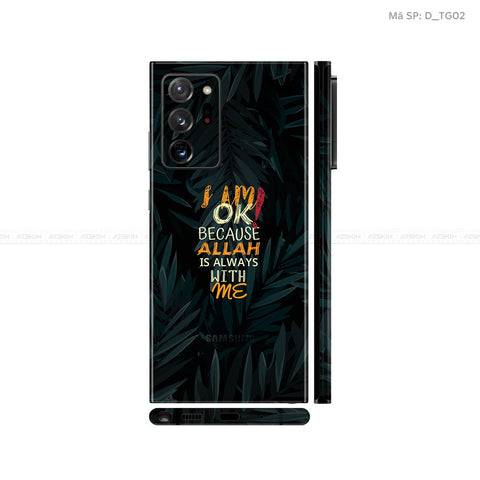 Dán Skin Galaxy Note 20 Series Hình Typography | D_TG02