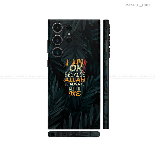 Dán Skin Samsung Galaxy S24 Series Chủ Đề Typography| D_TG02