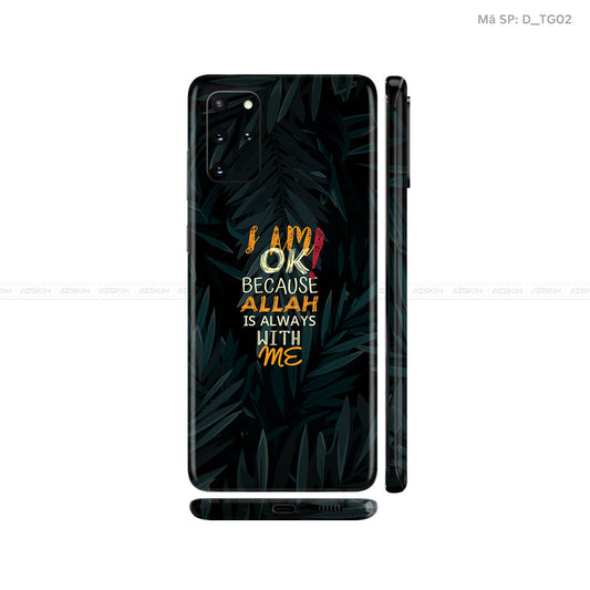 Dán Skin Galaxy S20 Series Hình Typography | D_TG02
