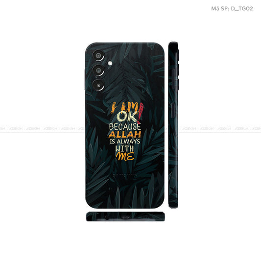 Dán Skin Samsung A Series Hình TYPOGRAPHY | D_TG02