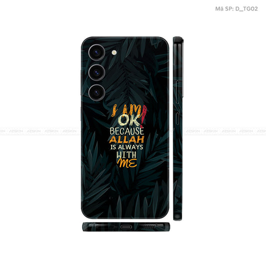 Dán Skin Samsung Galaxy S24 Series Chủ Đề Typography| D_TG02
