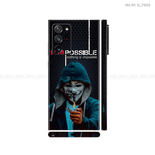 Dán Skin Galaxy Note 20 Series Hình Typography | D_TG03
