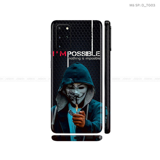Dán Skin Galaxy S20 Series Hình Typography | D_TG03