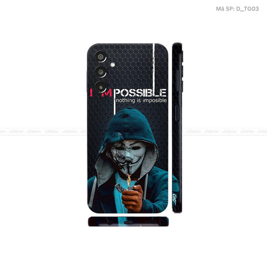 Dán Skin Samsung A Series Hình TYPOGRAPHY | D_TG03