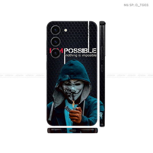 Dán Skin Samsung Galaxy S24 Series Chủ Đề Typography| D_TG03