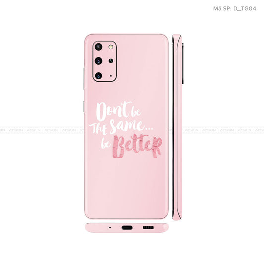 Dán Skin Galaxy S20 Series Hình Typography | D_TG04