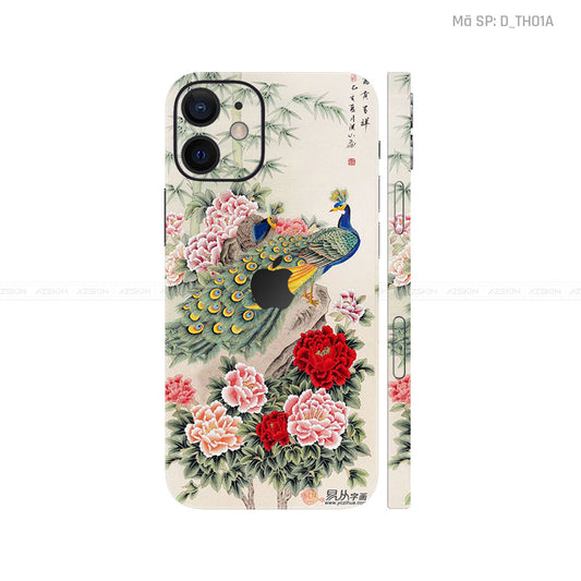 Dán Skin IPhone 12 Series Hình Thư Pháp | D_TH01A