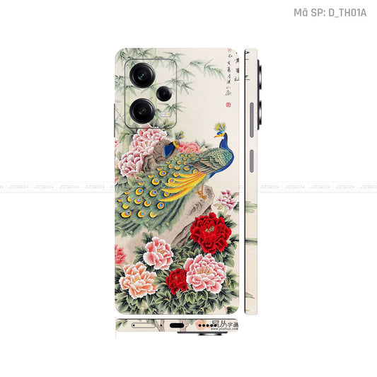 Dán Skin Xiaomi Redmi Note 12 Series Hình Thư Pháp | D_TH01A
