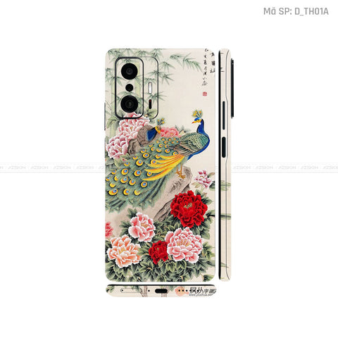 Dán Skin Xiaomi 11 Series Hình Thư Pháp | D_TH01A