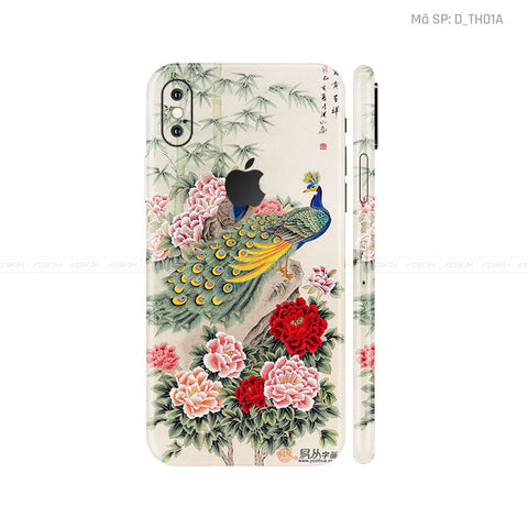 Dán Skin IPhone X Series Hình Thư Pháp | D_TH01A
